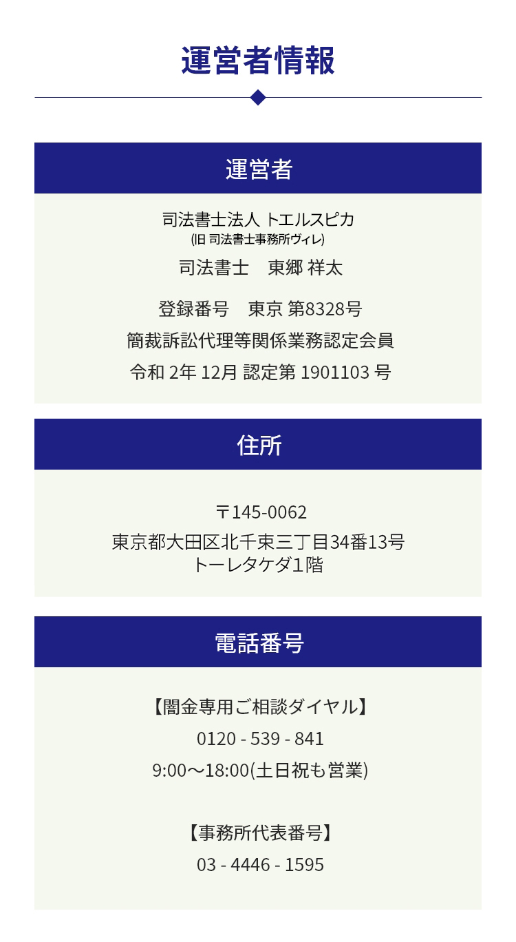 運営者情報